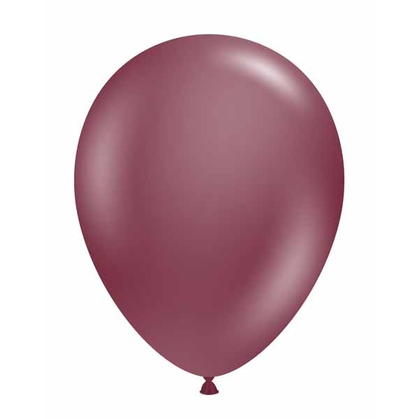 TUF-TEX Samba Burgundy 5-Inch Latex Balloons, 50 Pack