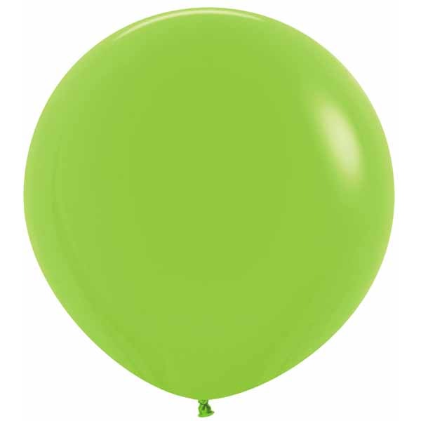 Sempertex Neon Green 24-Inch Latex Balloons, 10 Pack