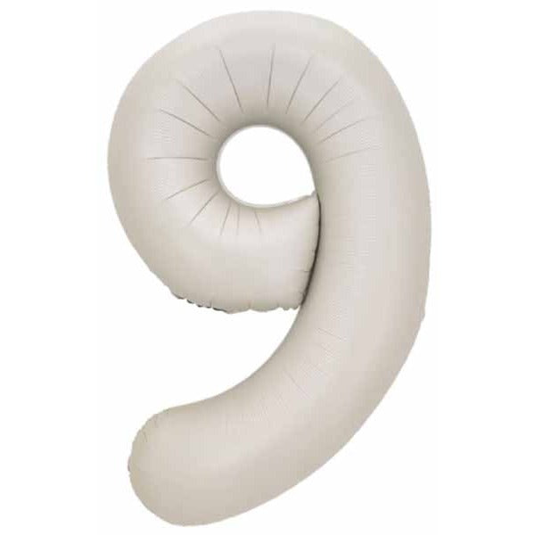 DecoChamp 34 Inch Latte Number 9 Balloon