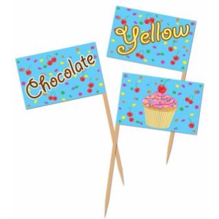 Cupcake Picks, 50 Per Pack