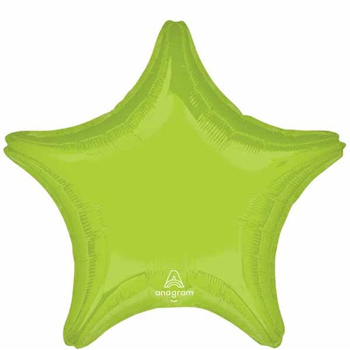 Vibrant Green Star Foil Balloon, 19 Inch
