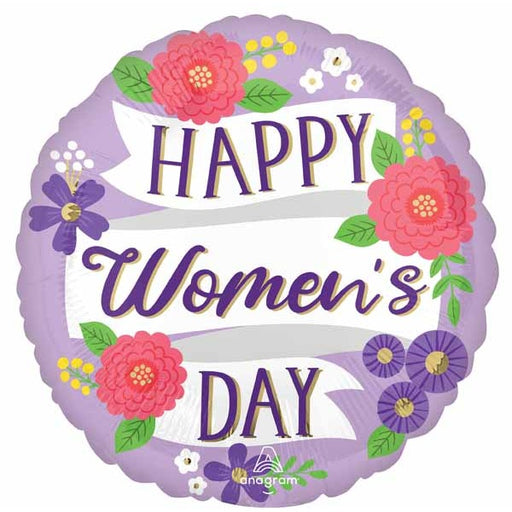 International Women's Day 18-Inch Round Foil Balloon