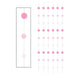 Pink Dot Stringers, 6 Pack