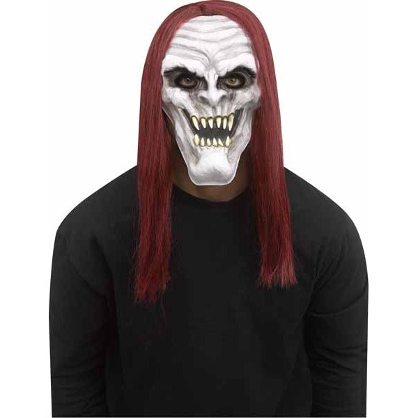 Grey Demon Vampire Mask