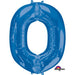 Blue Letter O Balloon, 33 Inch