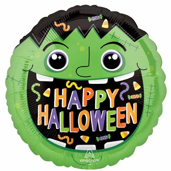 Haunted Manor Monster 18 Inch Round Foil Balloon