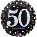 18-Inch Holographic Happy 50th Birthday Foil Balloon