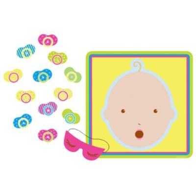 Pin the Pacifier Baby Shower Game