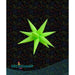 Decochamp Neon Green Starburst Foil Balloon, 26 Inch