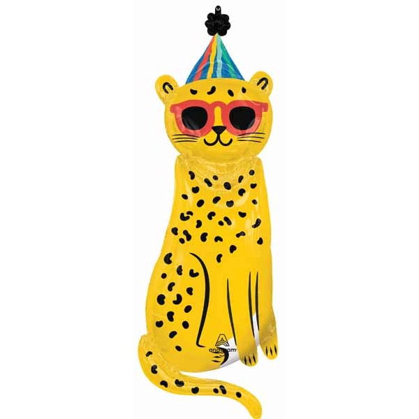Party Animal Leopard 45-Inch Foil Balloon