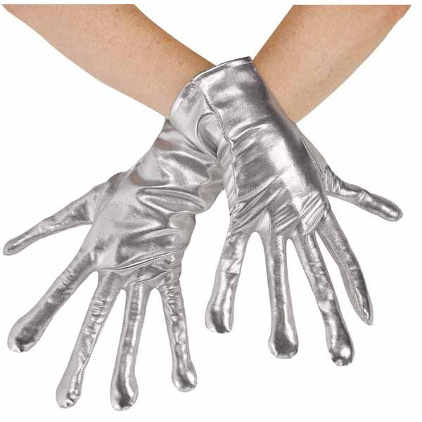 Silver Alien Costume Glove