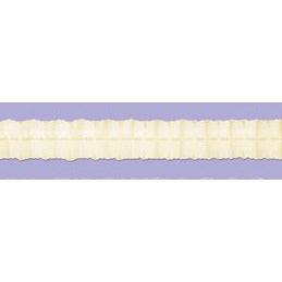 12' LEAF GARLAND IVORY 1/PKG