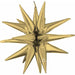 35-Inch White Gold Magic Star Foil Balloon