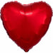 18-Inch Metallic Red Heart Foil Balloon