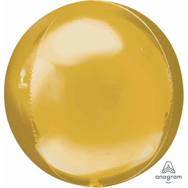 Jumbo Gold Orbz 21-Inch Foil Balloon