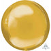 Jumbo Gold Orbz 21-Inch Foil Balloon
