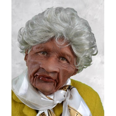 Zagone Studios Auntie Latex Mask with Hair