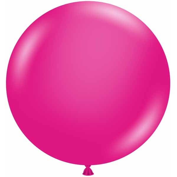 TUFTEX 36-Inch Hot Pink Latex Balloons, 2 Count