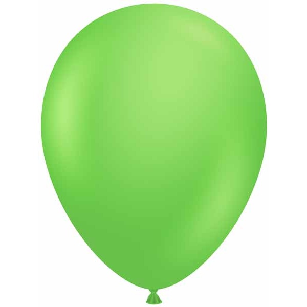 TUFTEX 11-Inch Lime Green Latex Balloons, 12 Pack