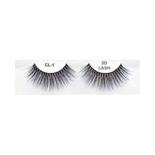 Black 3D Faux Mink Eyelashes, Style CL #1