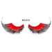 Red and Black False Eyelashes