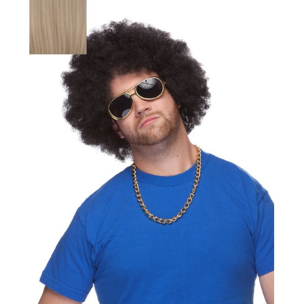 Blonde Afro Costume Wig