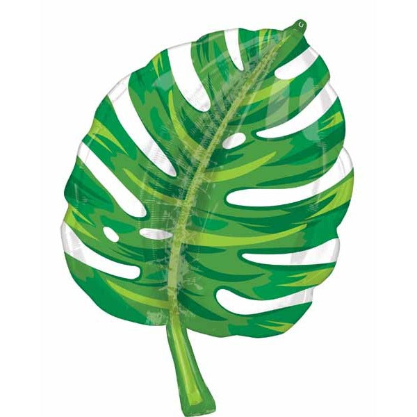 Monstera Leaf 30-Inch Shaped Foil Balloon