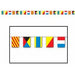 NAUTICAL FLAG BANNER 12"X23' 20FLAG/LINE