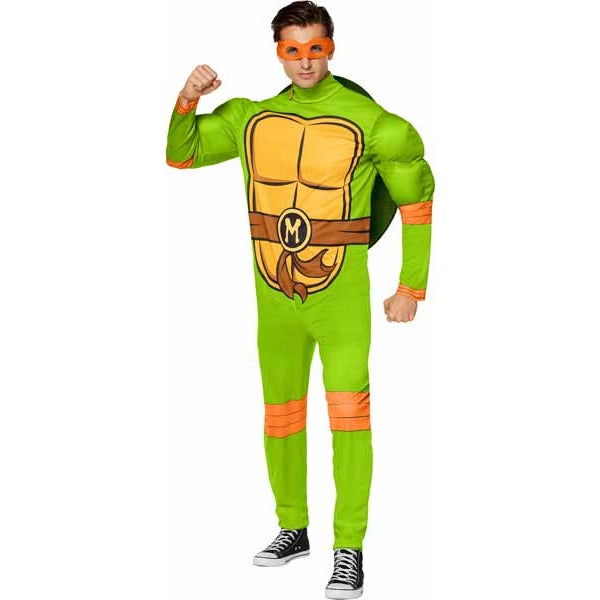 Teenage Mutant Ninja Turtles Michelangelo Adult Costume, XL