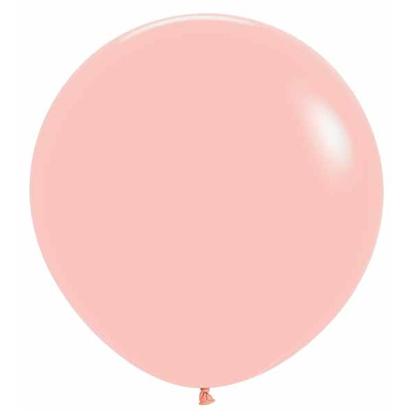 Pastel Matte Melon 24-Inch Latex Balloons, 10 Count