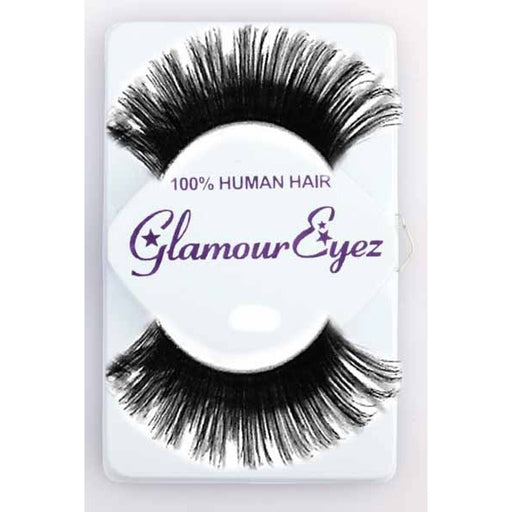 Glamour Eyez Black False Eyelashes, Regular #40