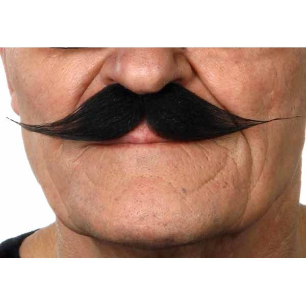 Black Costume Moustache, 14 cm