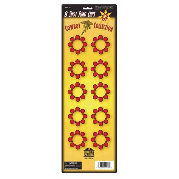 Parris 8-Shot Ring Caps, 72 Shots
