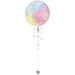 Luminous Birthday Drop a Line Foil Balloon