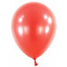 Anagram 5-Inch Metallic Apple Red Latex Balloons, 100 Count