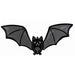 Glow Batty Bat 42-Inch Halloween Foil Balloon