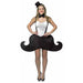 Women's Mustache Costume Set, One Size Adult