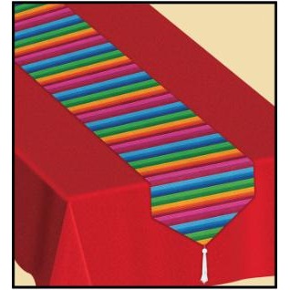 Fiesta Plastic Table Runner, 11 x 72 Inches