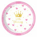 Little Princess 7.6-Inch Paper Plates, 8 Count