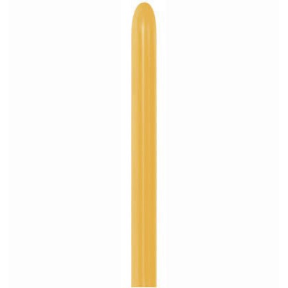 Sempertex 160 Metallic Gold Twisting Balloons, 50 Count