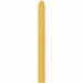 Sempertex 160 Metallic Gold Twisting Balloons, 50 Count