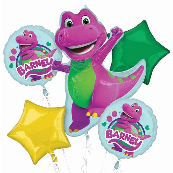 Barney Foil Balloon Bouquet
