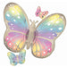 Flutter Butterflies 29-Inch Shaped Foil Balloon