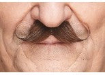 MOUSTACHE BROWN WHITE 9.5 CM X 5 CM