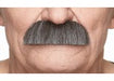 Black and Grey Costume Moustache, 10 cm