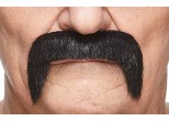 Black Western Horseshoe Costume Moustache, 10.5 x 7.5 cm