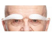 White Costume Eyebrows, 10 cm x 3 cm
