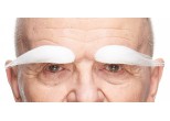 White Costume Eyebrows, 10 cm x 3 cm