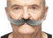 MOUSTACHE BLACK/GREY 20 CM X 7 CM
