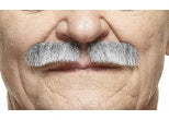 White and Grey Self-Adhesive Costume Moustache